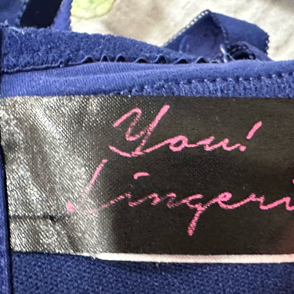 You! lingerie maternity nursing breastfeeding bra XXL blue - Picture 4 of 11